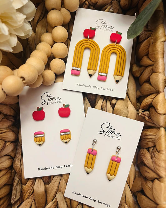 Teacher Pencil Earrings