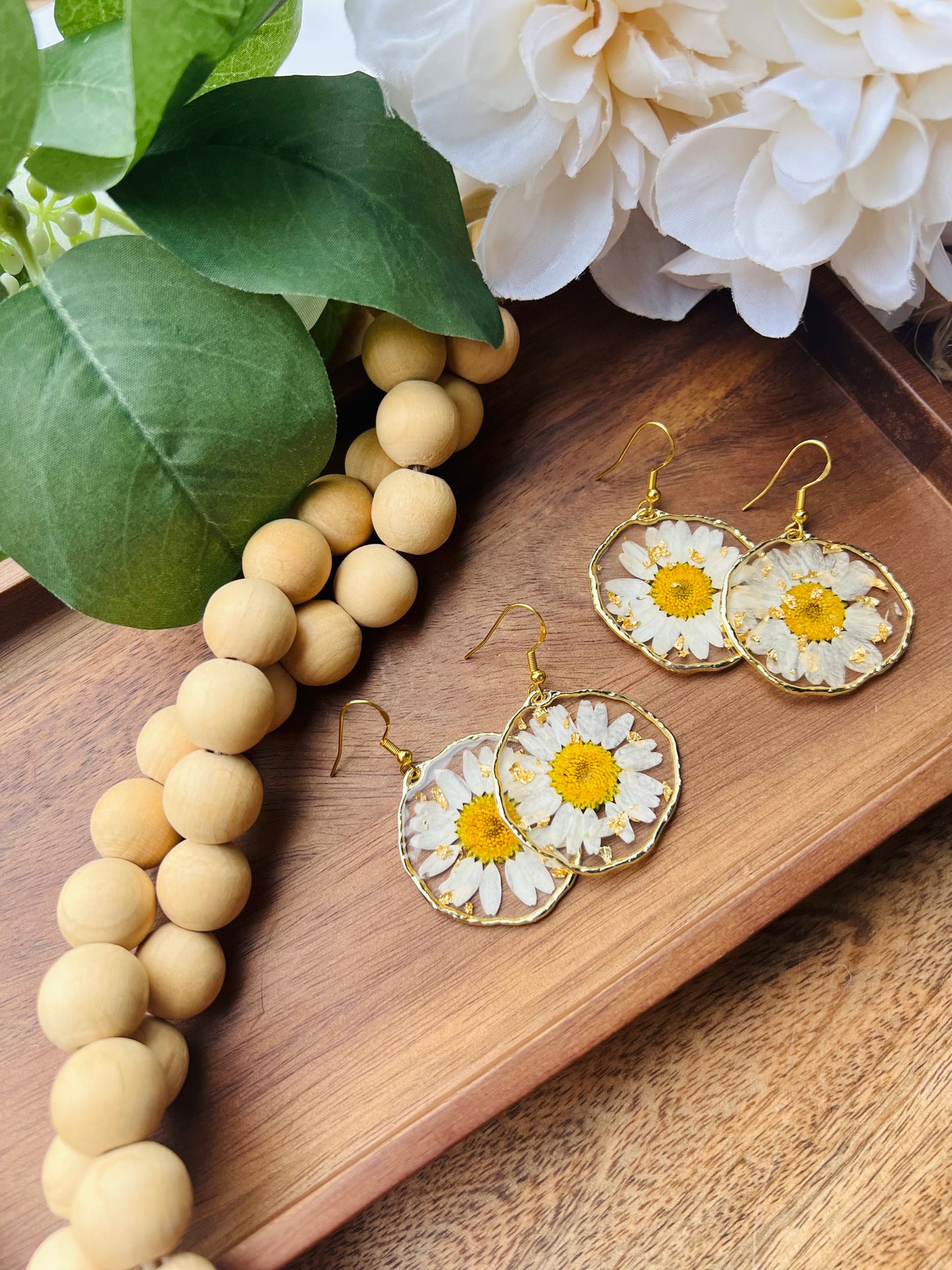 Flower Resin Dangles