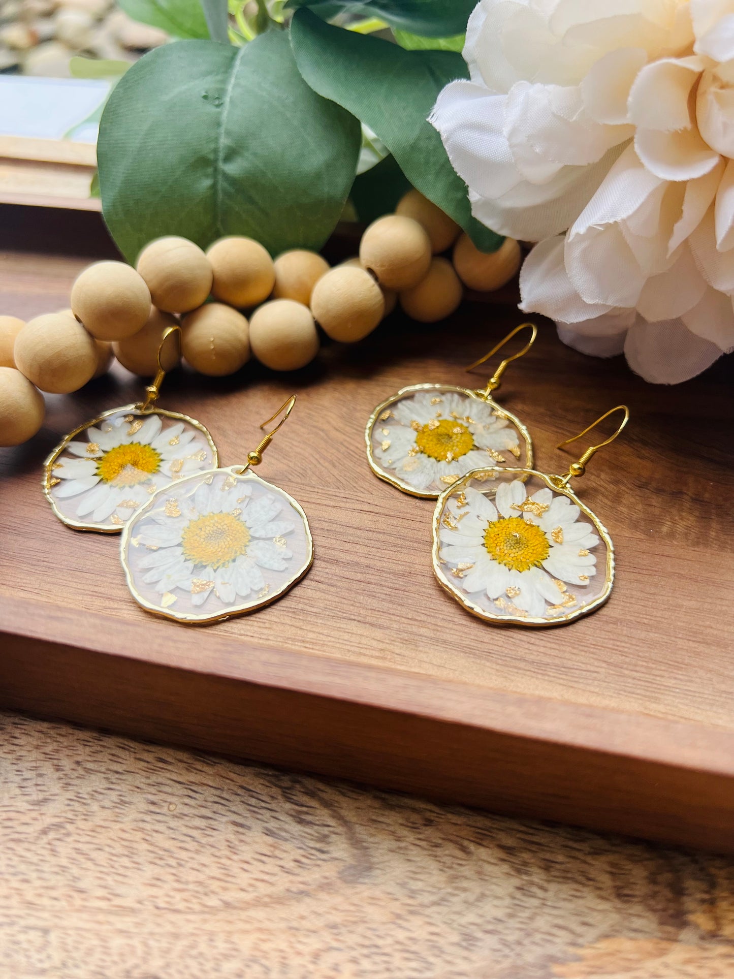 Flower Resin Dangles