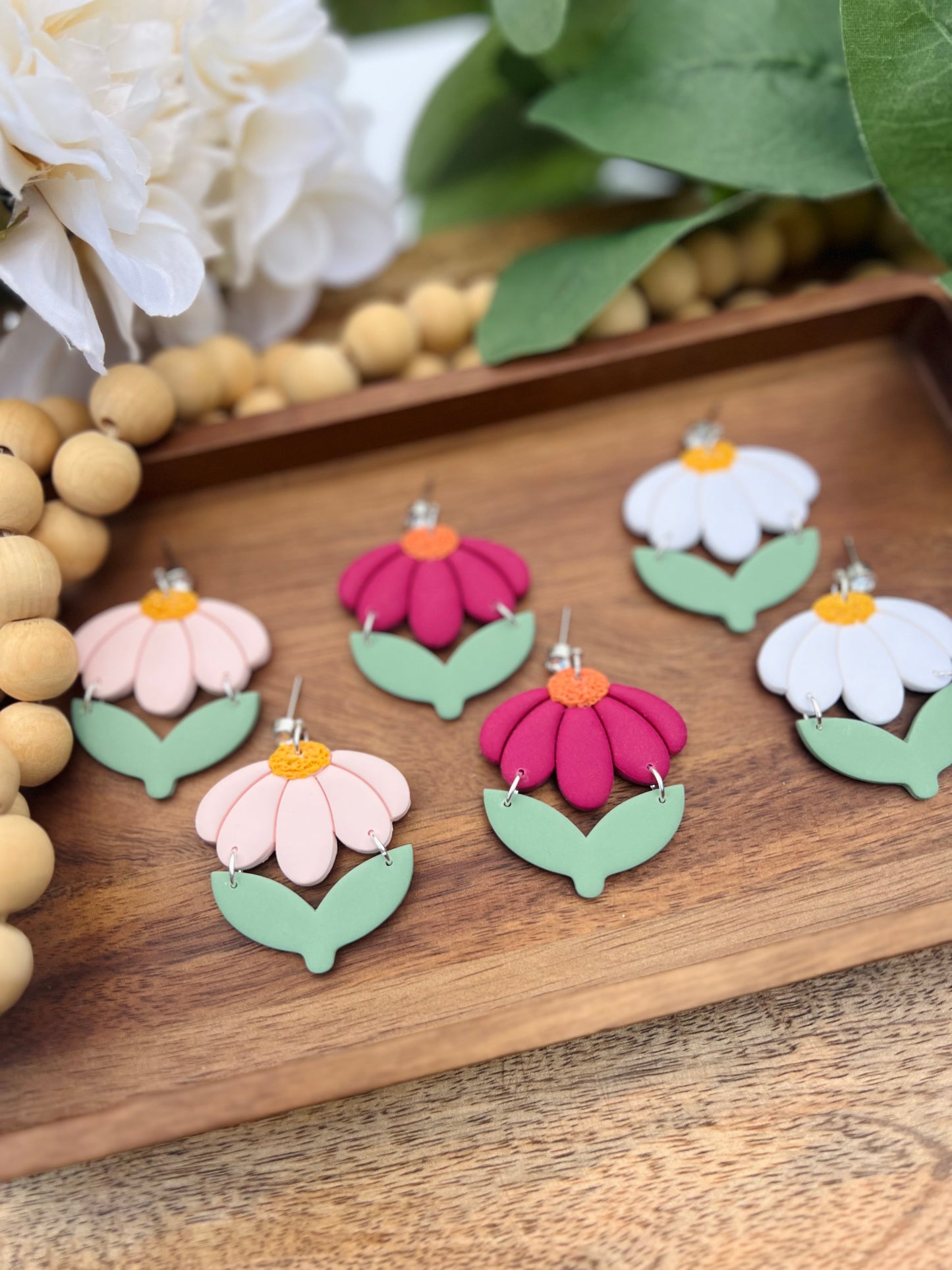Large Daisy Dangles