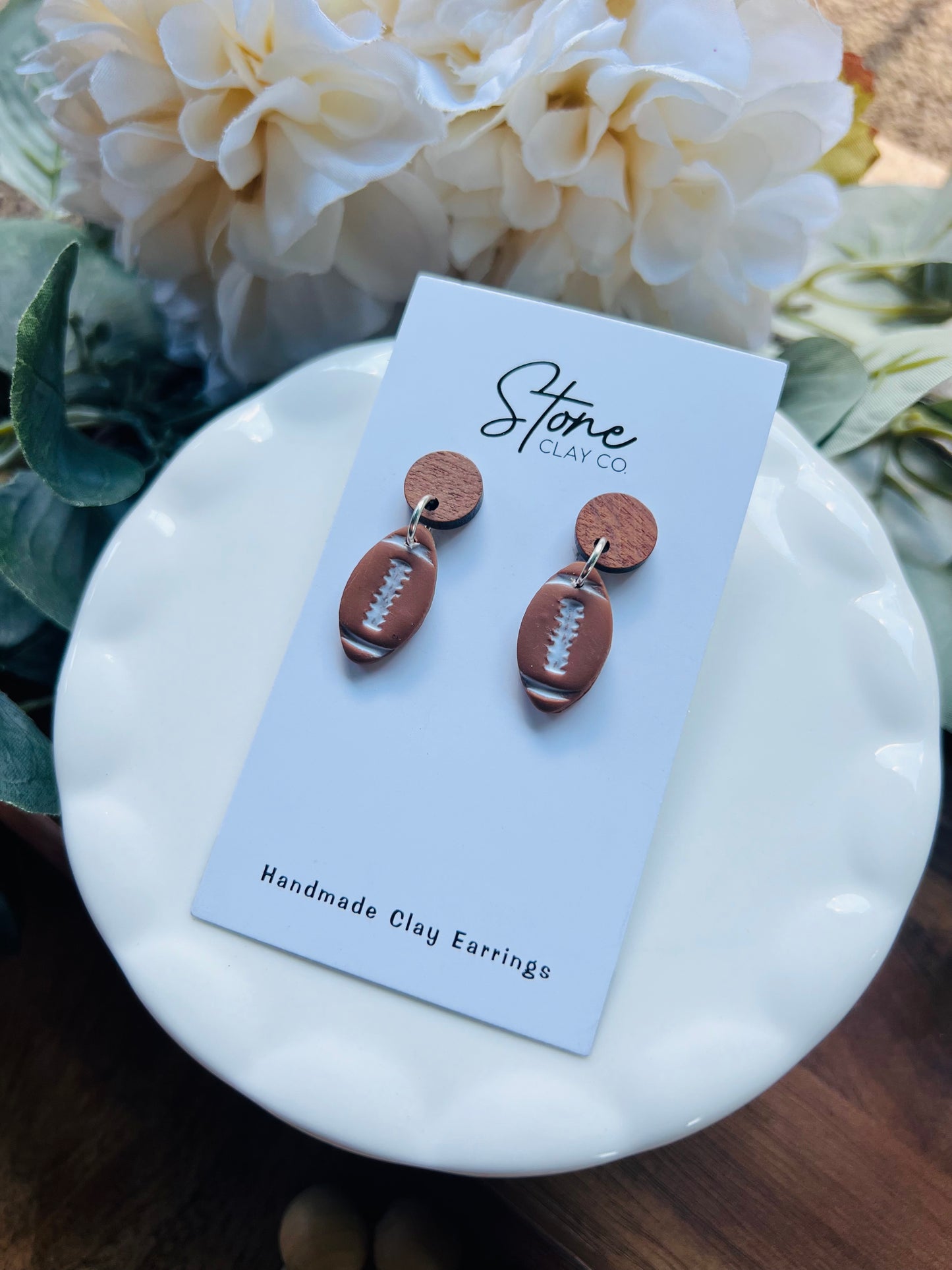 Football Earrings