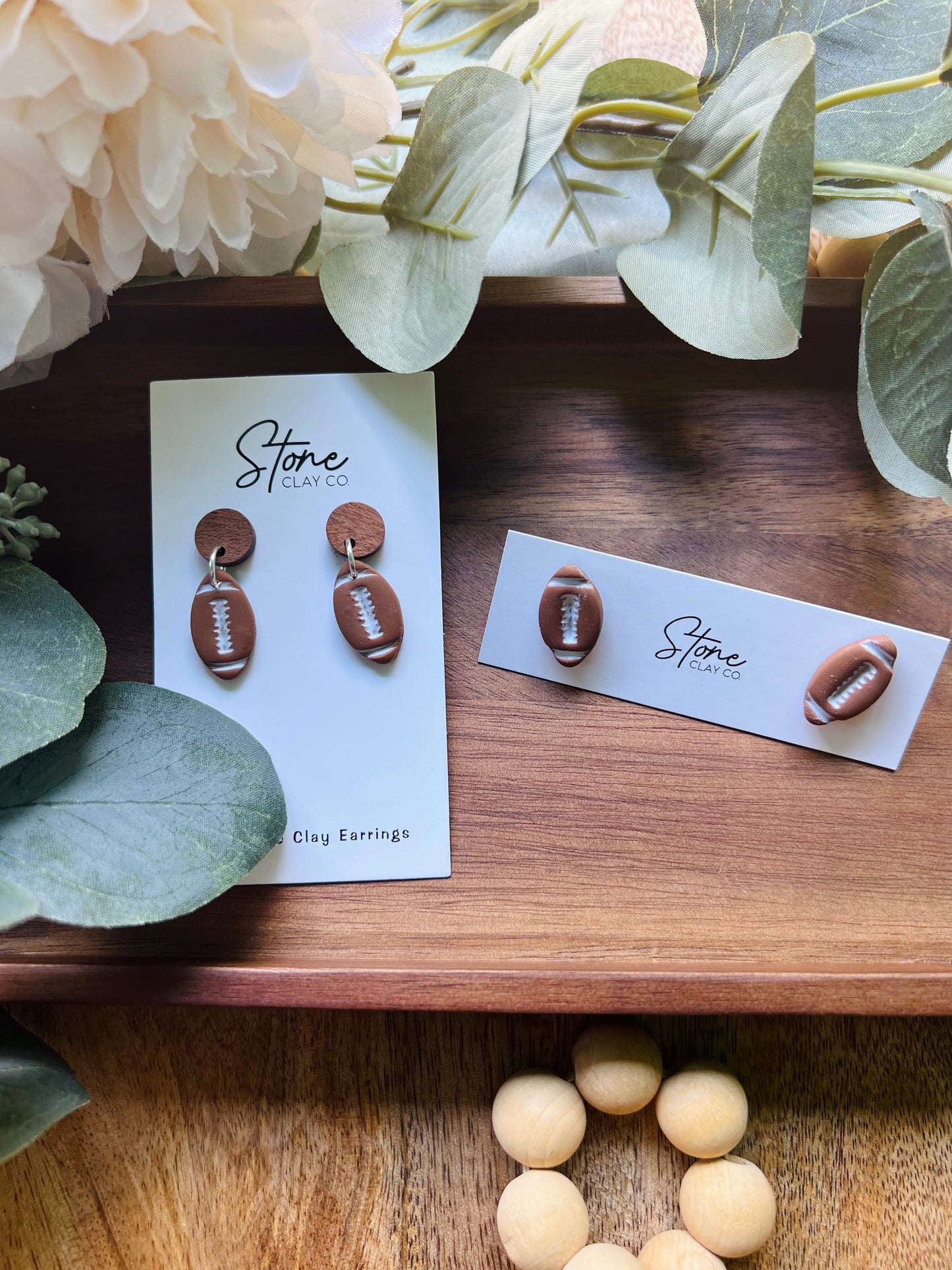 Football Earrings
