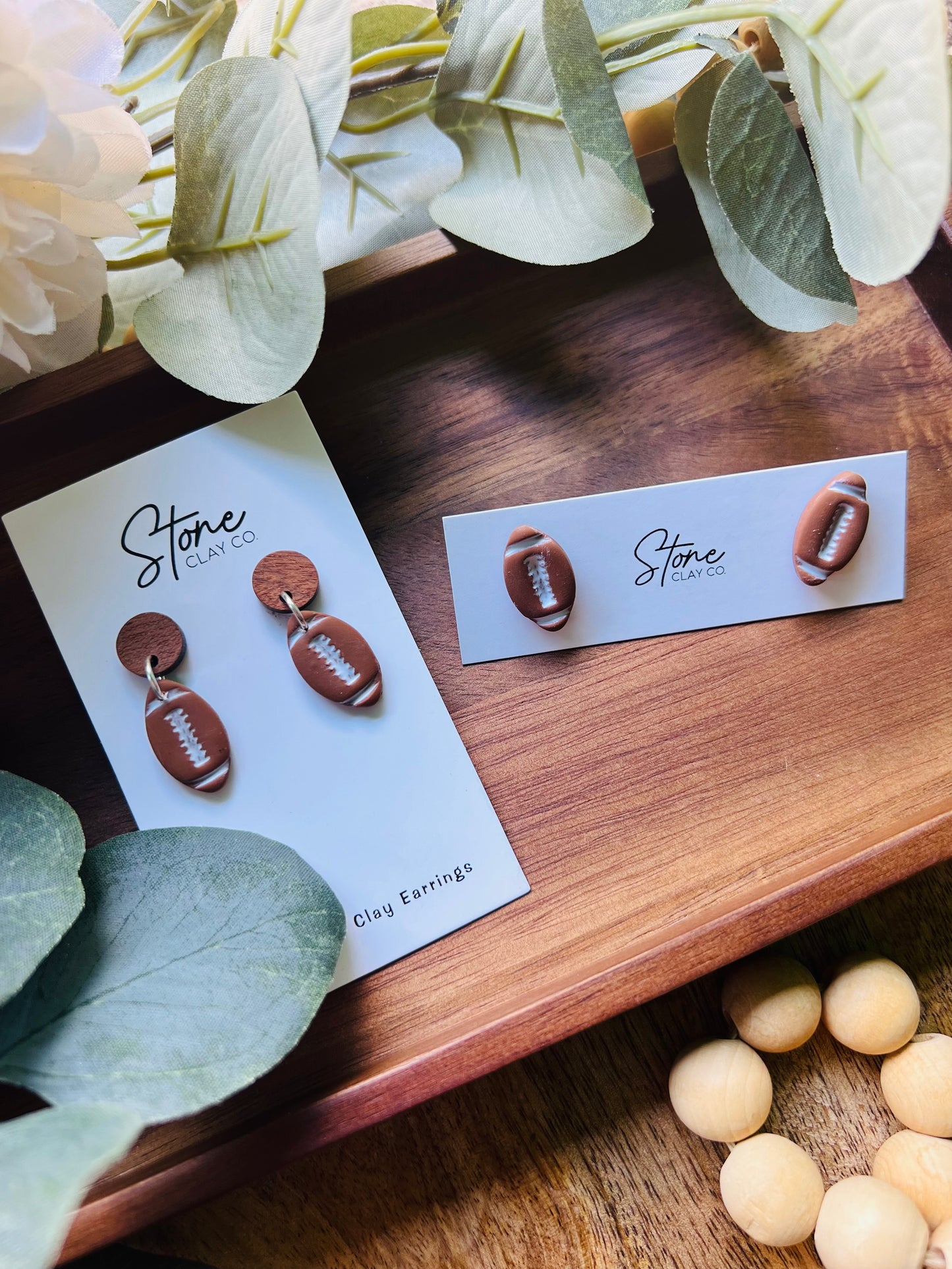 Football Earrings