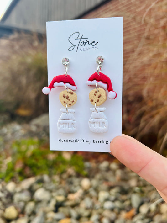 Santa Milk & Cookie Dangles