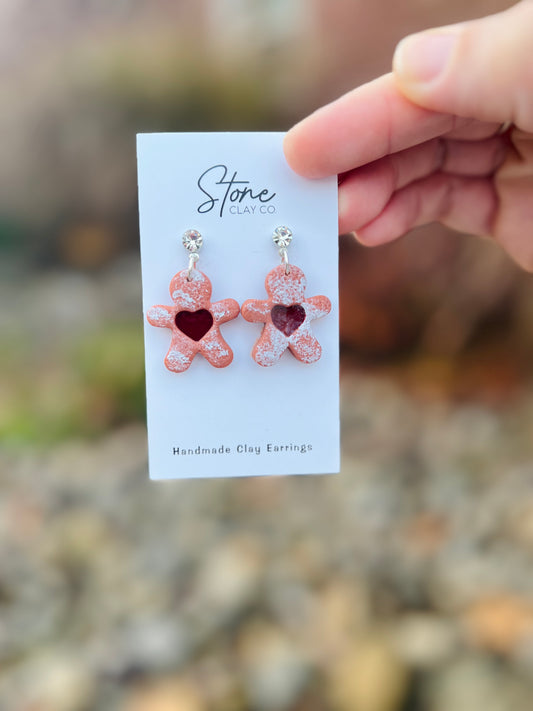 Gingerbread Cutout Jam Cookie Dangle