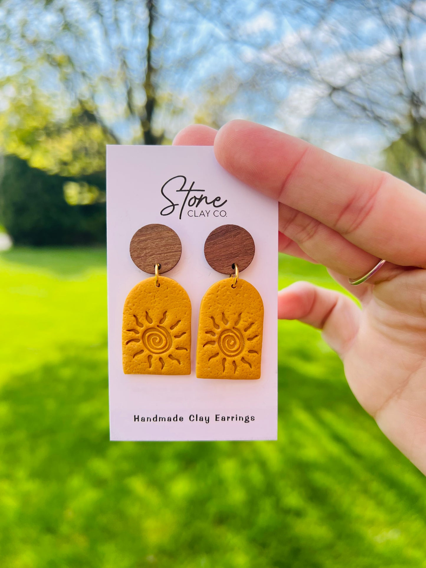 Sun Stamp Dangles