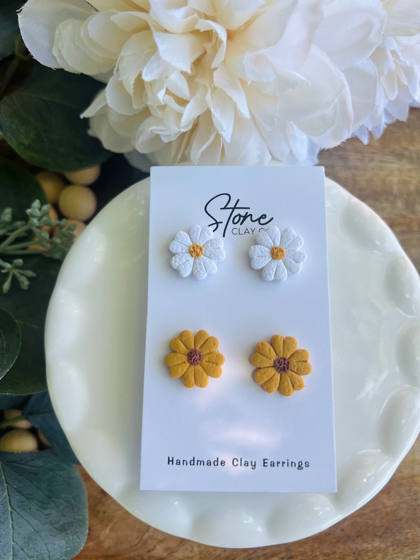 Sunflower & Daisy Stud Pack