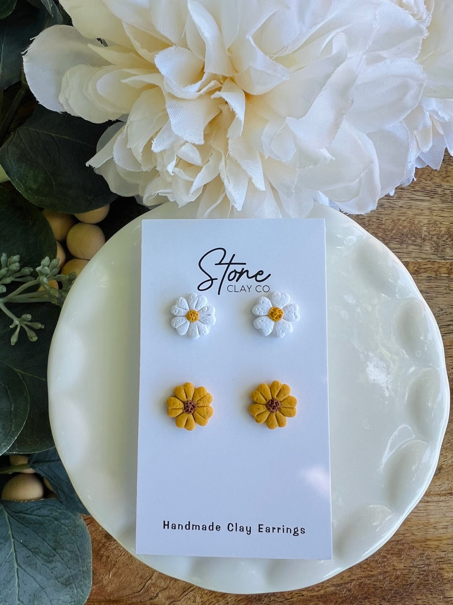 Sunflower & Daisy Stud Pack