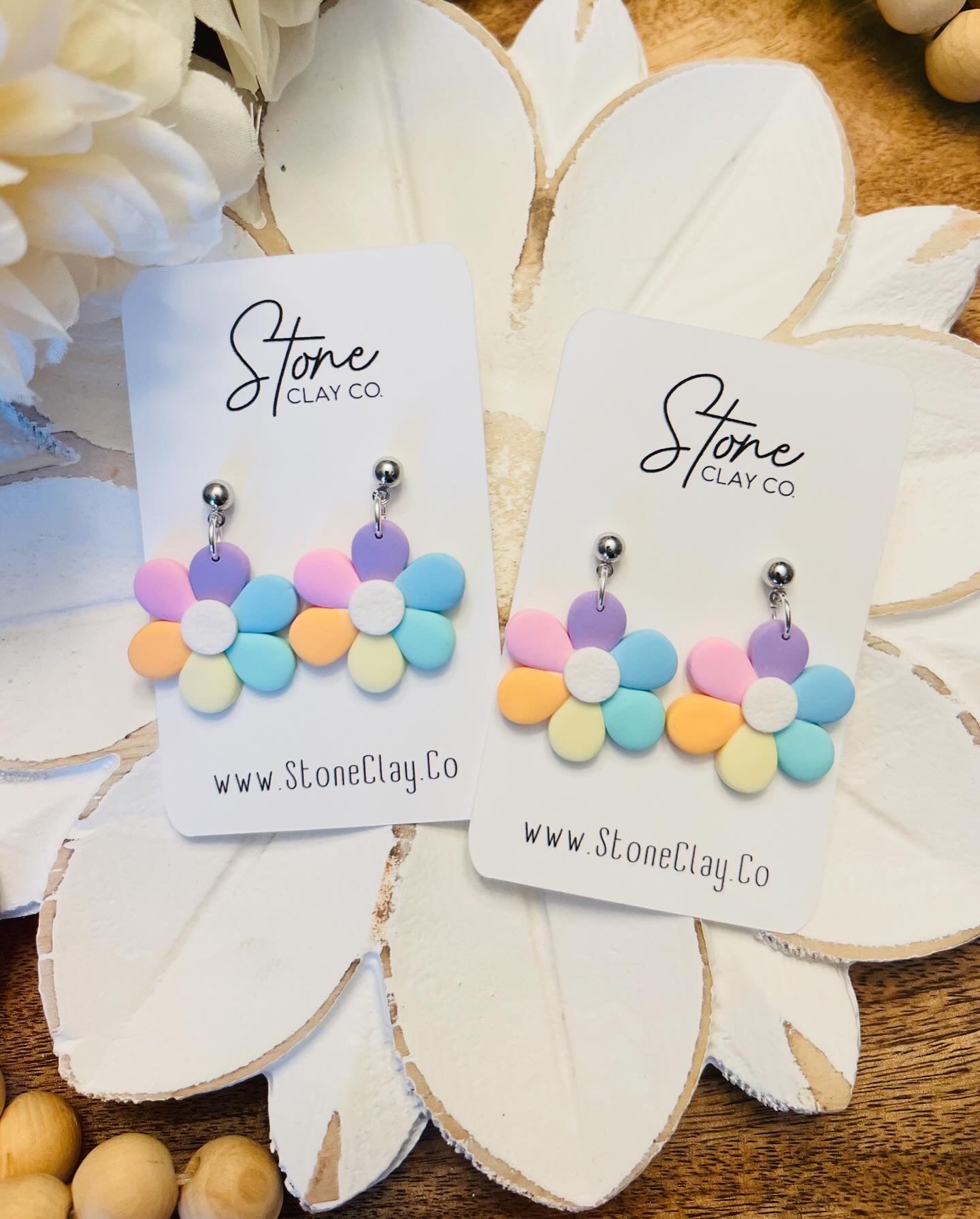 Pastel Flower Dangles