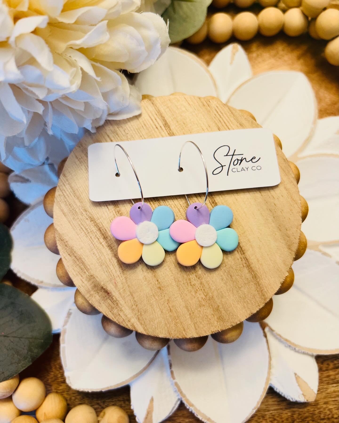 Pastel Flower Dangles
