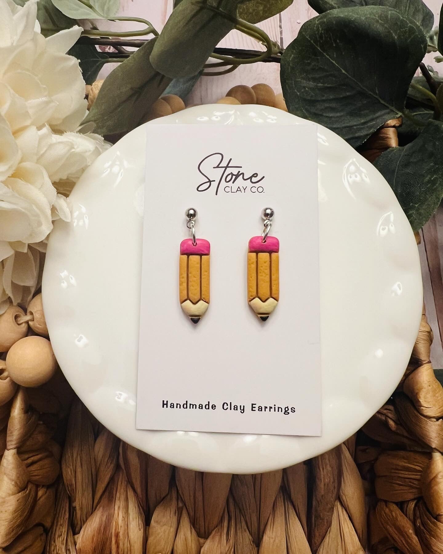 Teacher Pencil Earrings