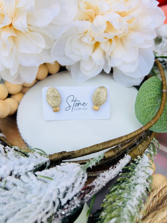 Christmas Light Bulb Studs