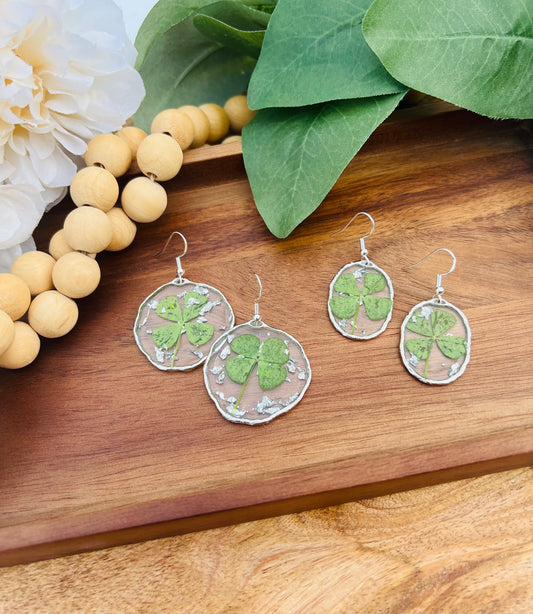 Resin Clover Dangles - Two Sizes