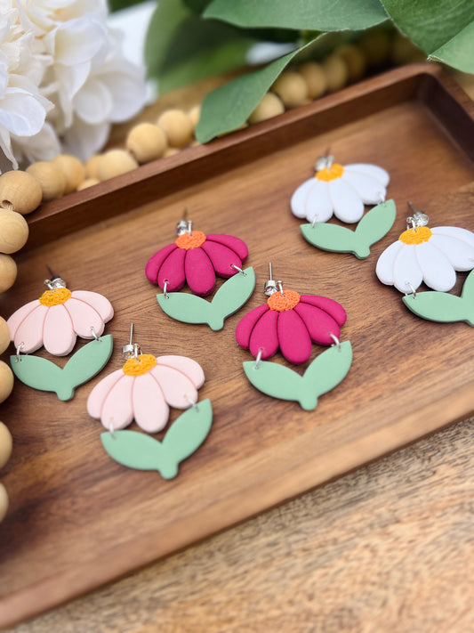Large Daisy Dangles