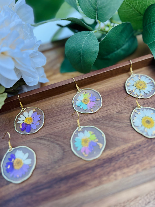 Flower Resin Dangles