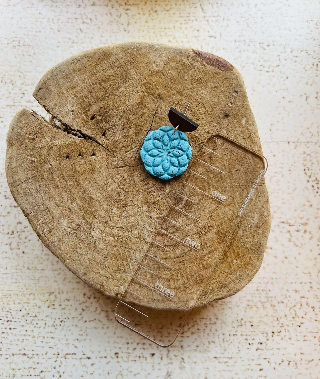 Embossed Mandala Dangles